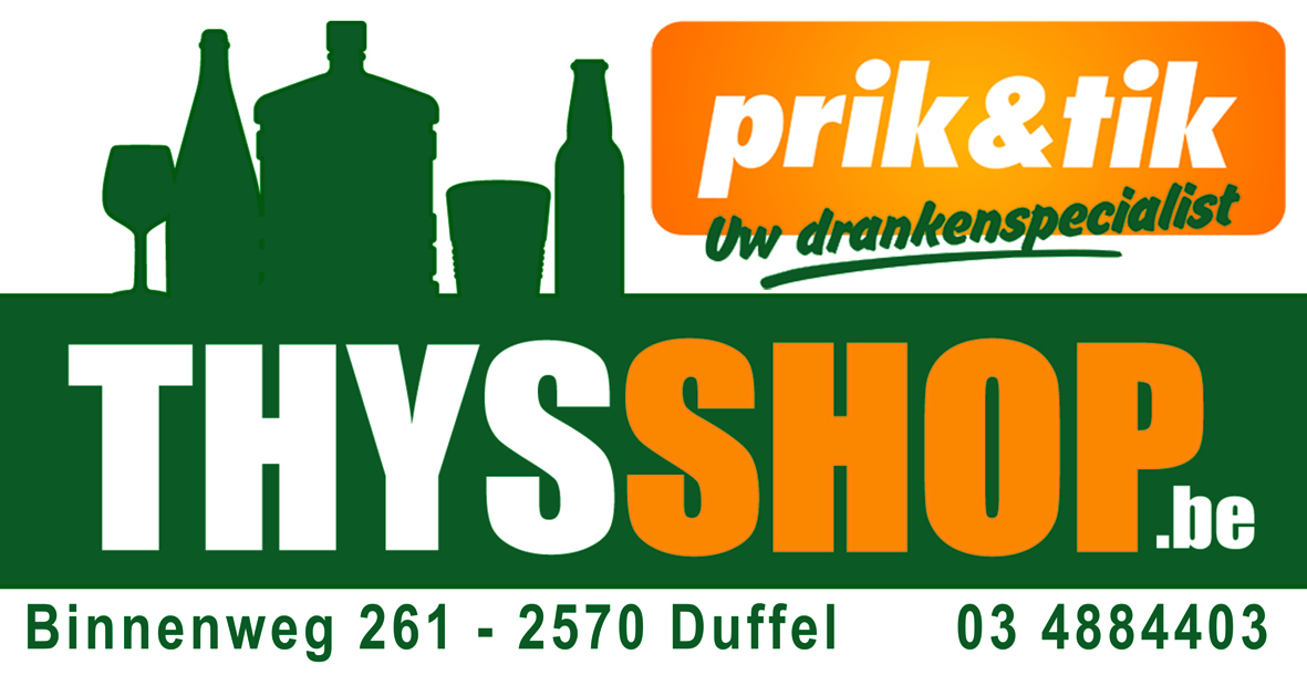 Drankenhandel Thysshop online verhuur en verkoop